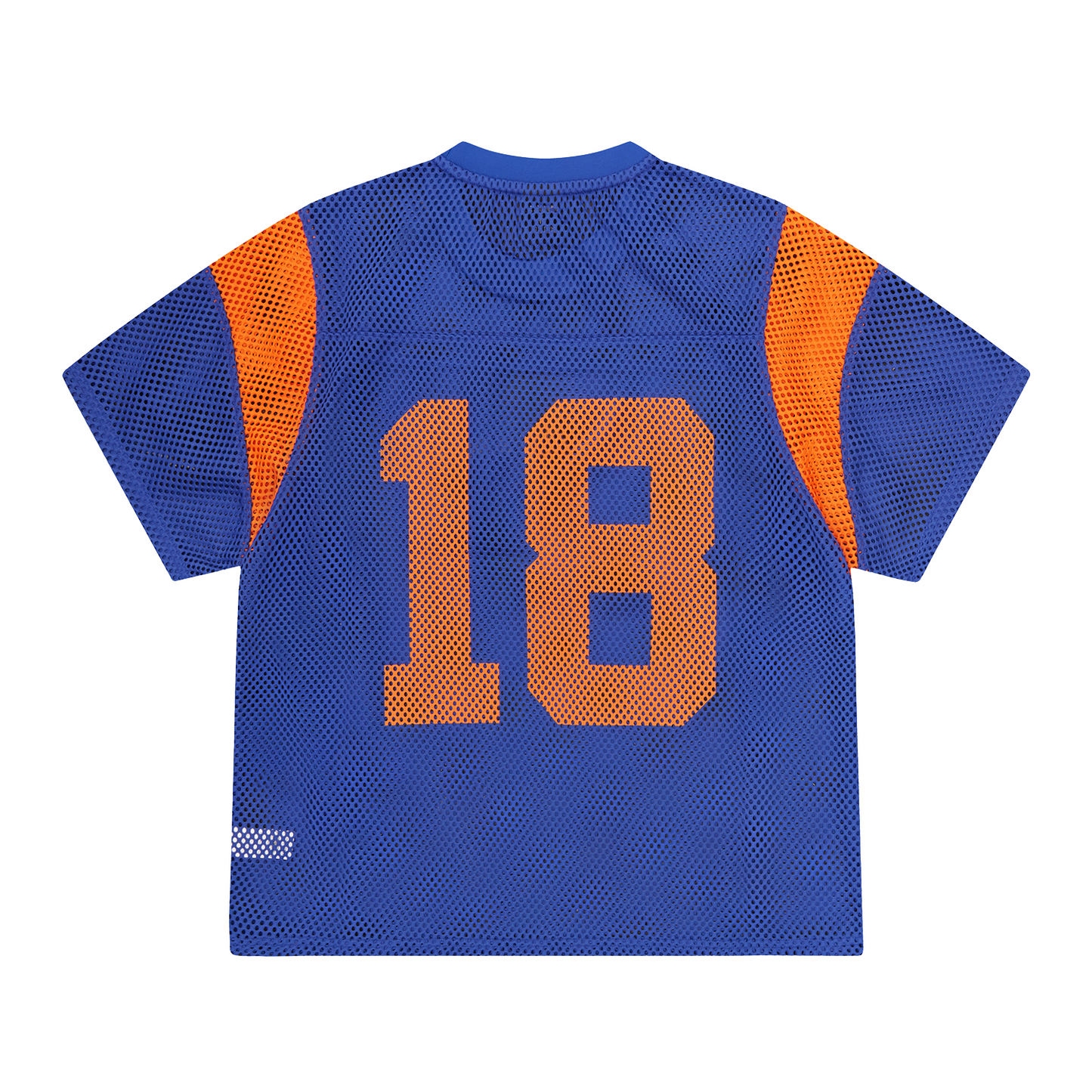 OPEN MESH PANEL JERSEY [BLUE/ORANGE]