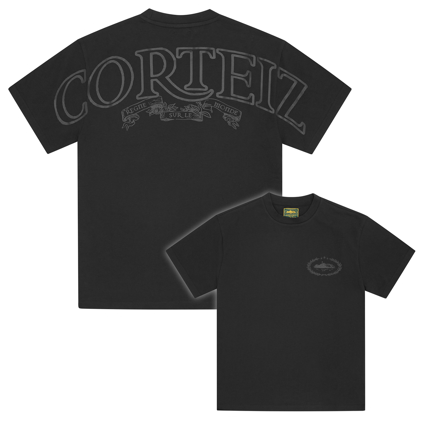 ROYALE HEAVYWEIGHT TEE [BLACK/BLACK]