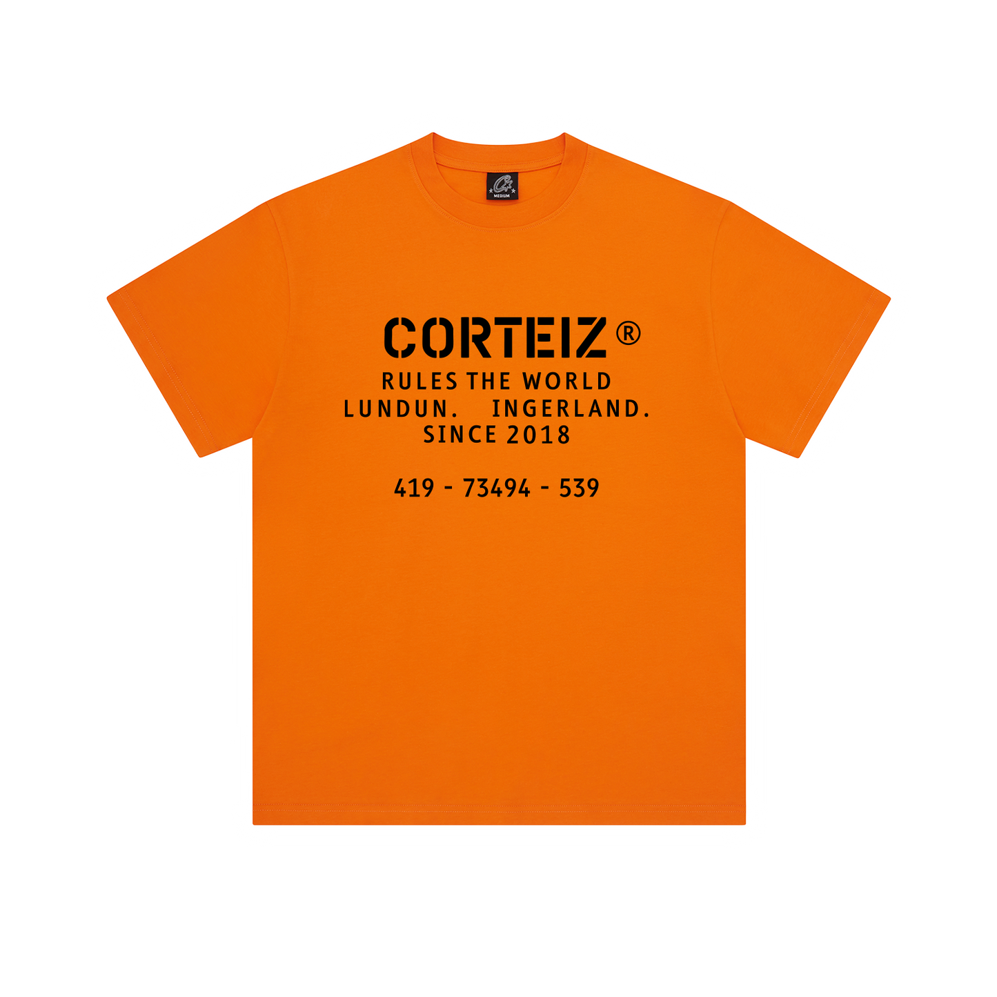 OG STENCIL TEE [ORANGE]