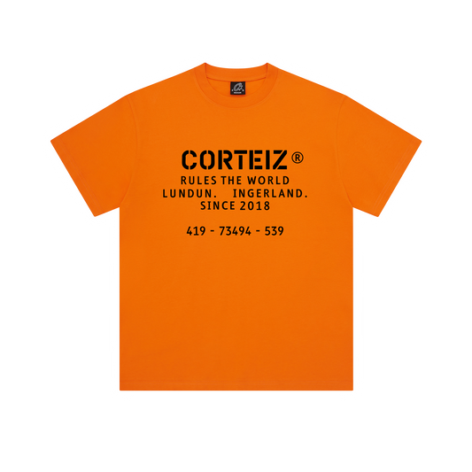 OG STENCIL TEE [ORANGE]