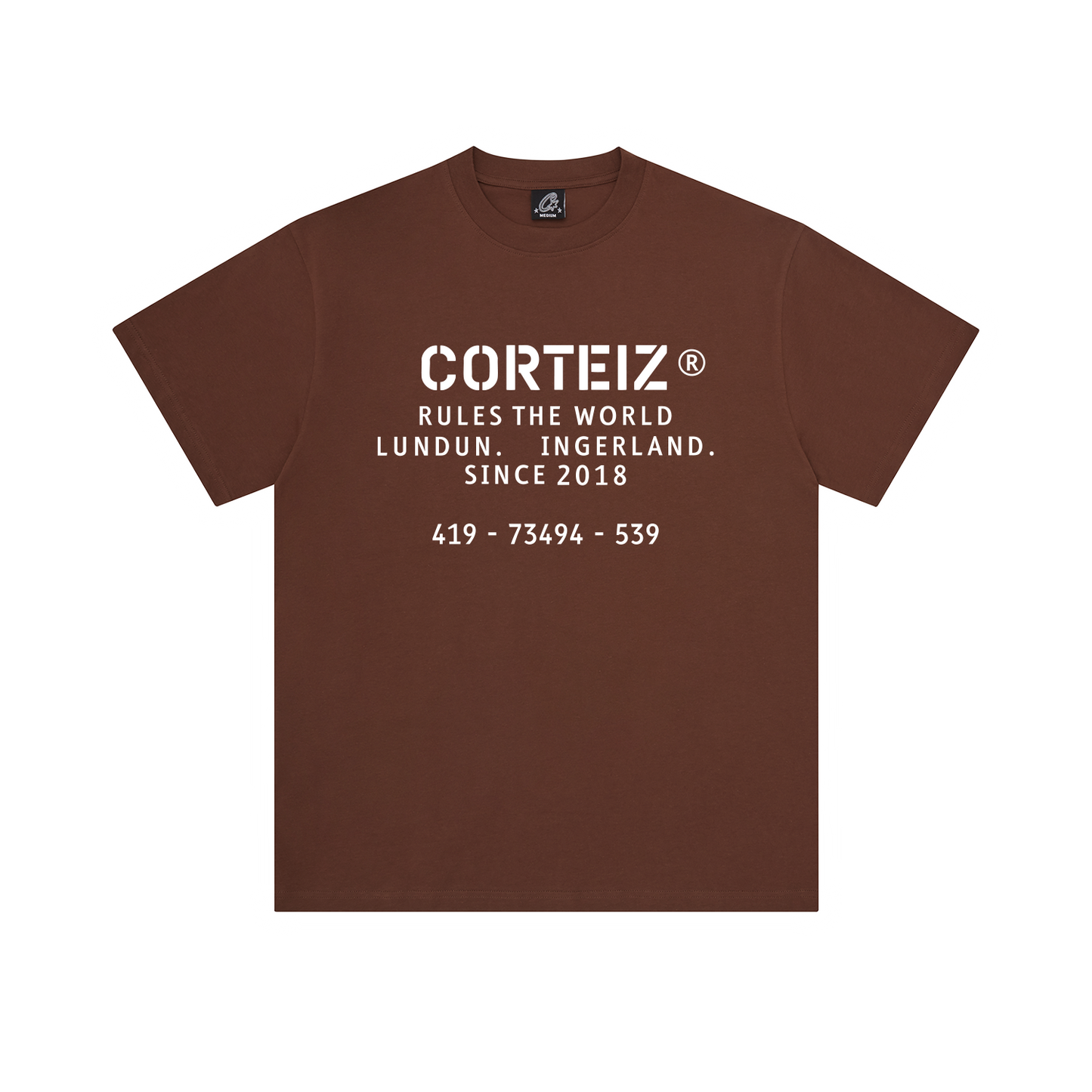 OG STENCIL TEE [BROWN]