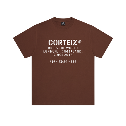 OG STENCIL TEE [BROWN]